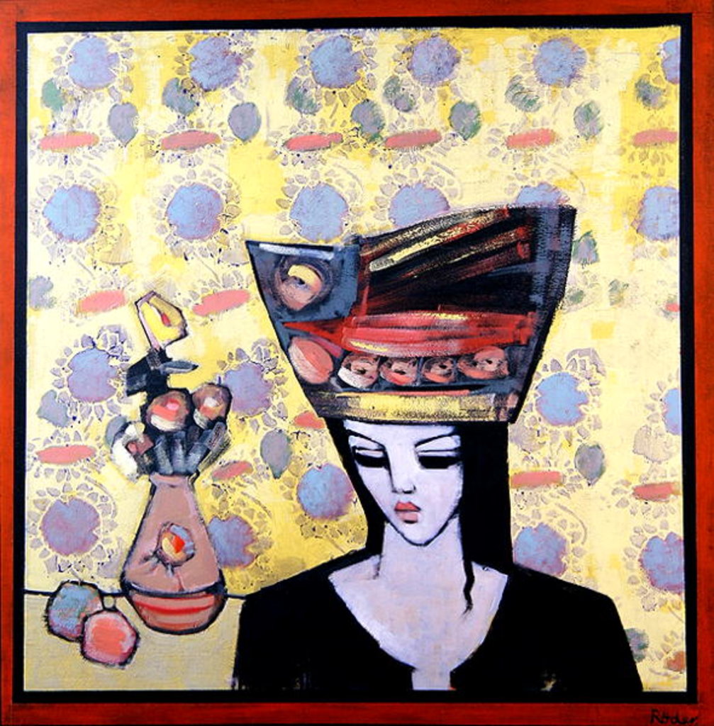 Detail of Thinking of Cleopatra, 1995 by Endre Roder