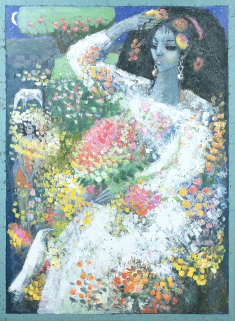 Detail of Seraphine When Young, 1990 by Endre Roder