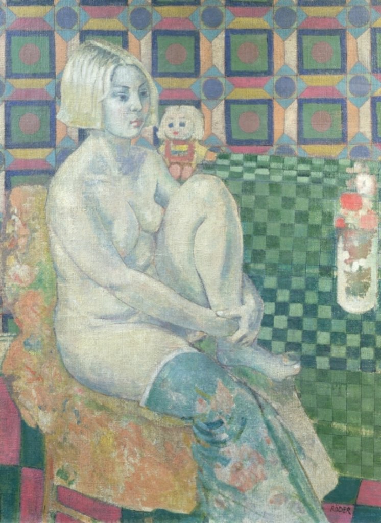 Detail of The Scottish Model, 1990 by Endre Roder