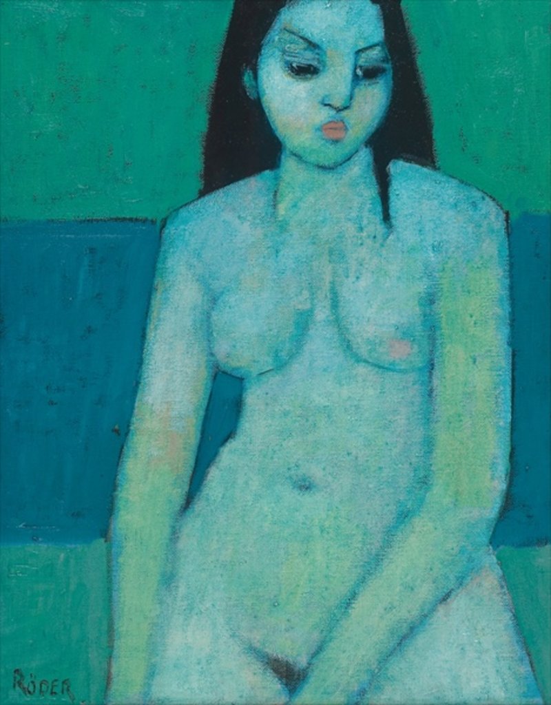 Detail of Angelina Nude by Endre Roder