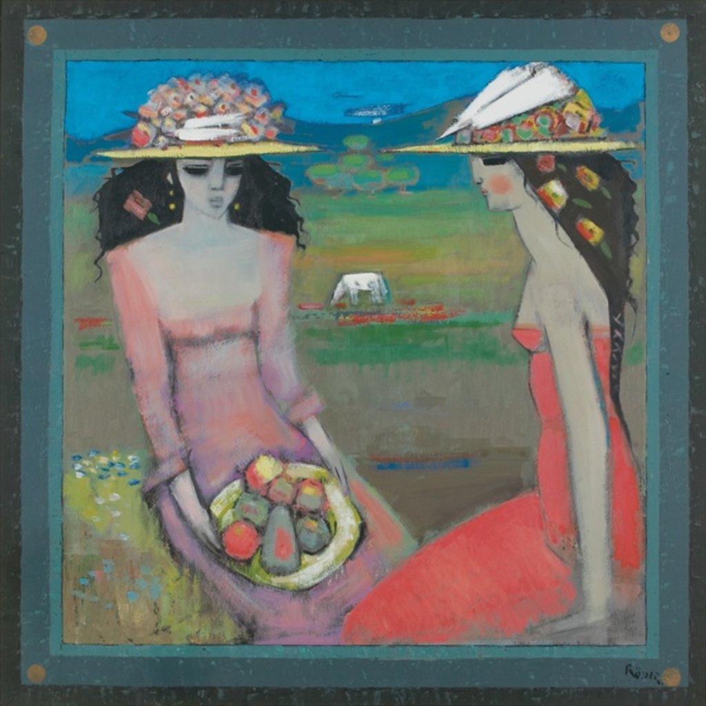 Detail of Small Bowl of Fruit by Endre Roder