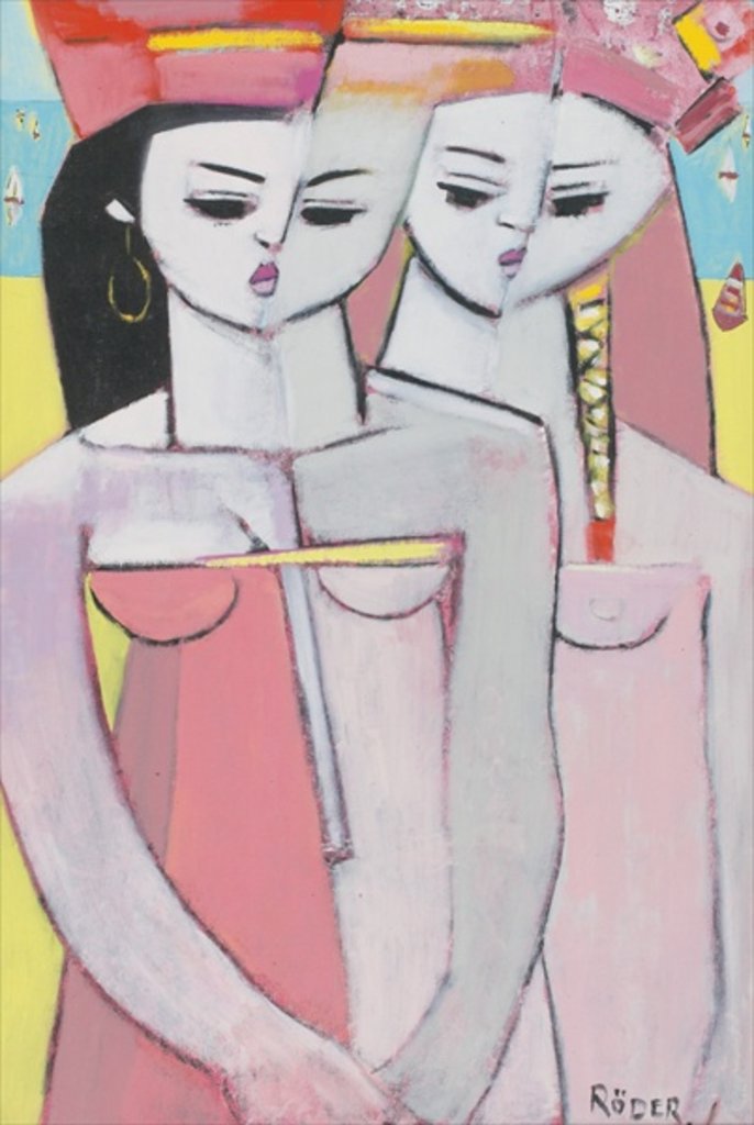 Detail of Two from Ys by Endre Roder