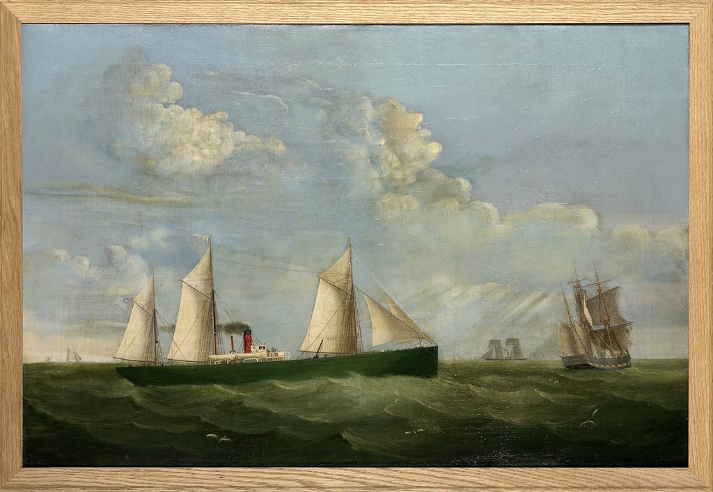 Detail of SS Juno, 1866 by English School