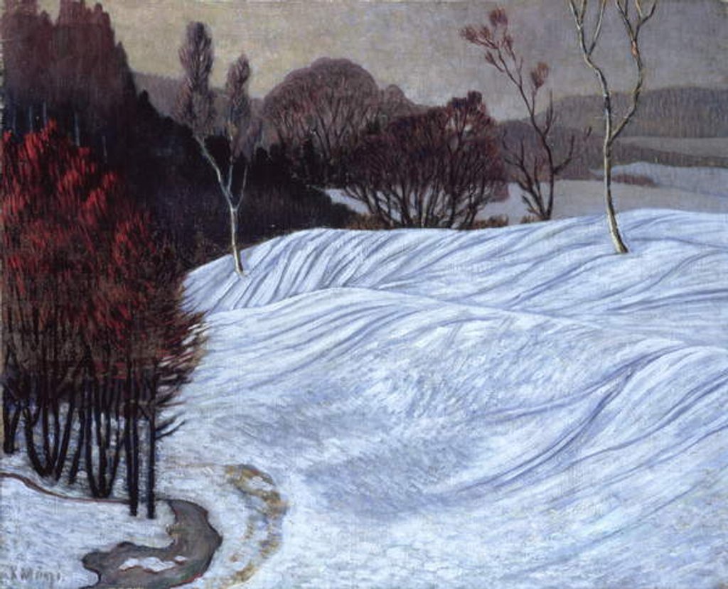 Detail of Norwegian Landscape, 1908-10 by Konrad Magi