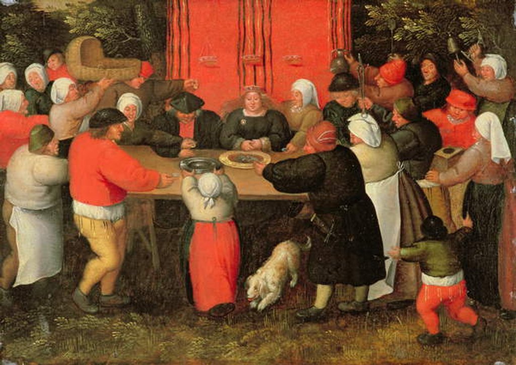 Detail of The Presentation of Gifts by Pieter the Younger Brueghel