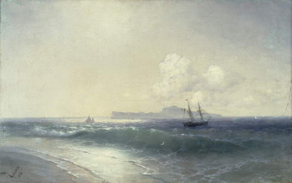 Detail of Tallinn Harbour, 1898 by Ivan Konstantinovich Aivazovsky