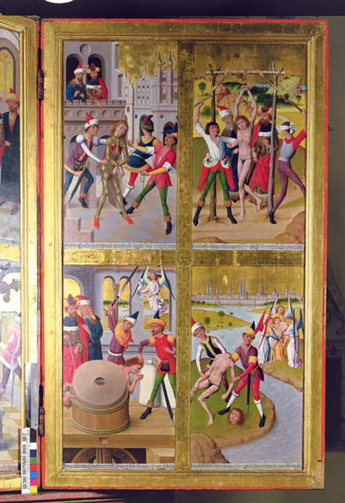 Detail of Scenes from the Life of St. Victor by Hermen Rode
