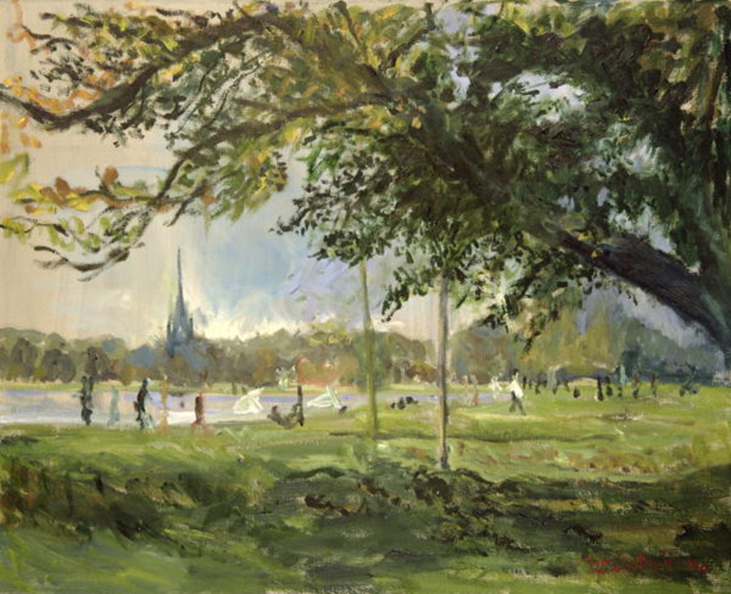 Detail of End of Summer, 1994 by Patricia Espir