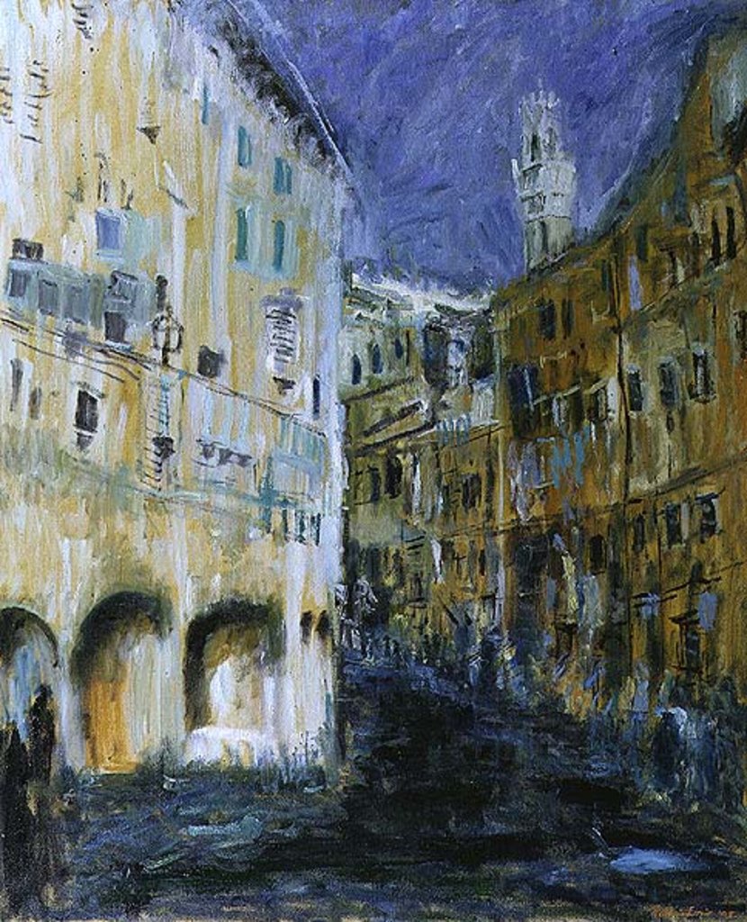 Detail of An Alleyway in Florence, 1995 by Patricia Espir