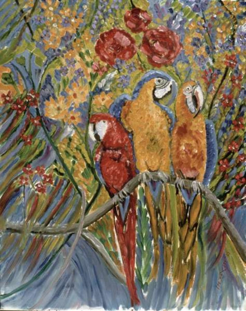 Detail of Good Gossip by Patricia Eyre