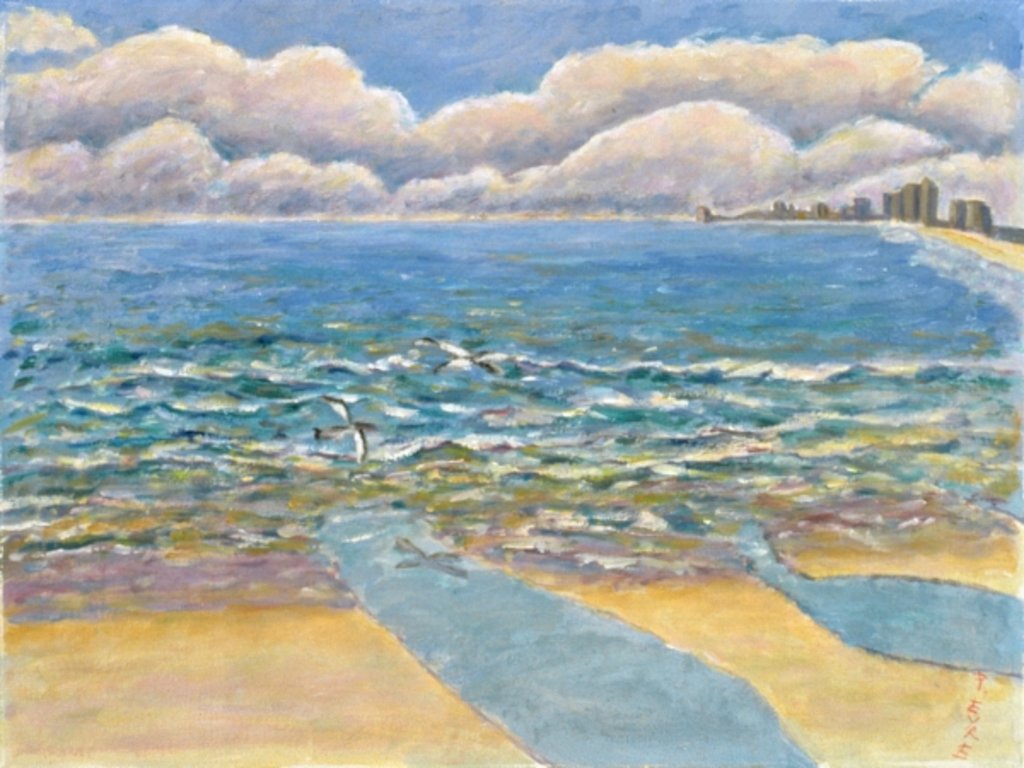 Detail of Evening, North Myrtle Beach by Patricia Eyre