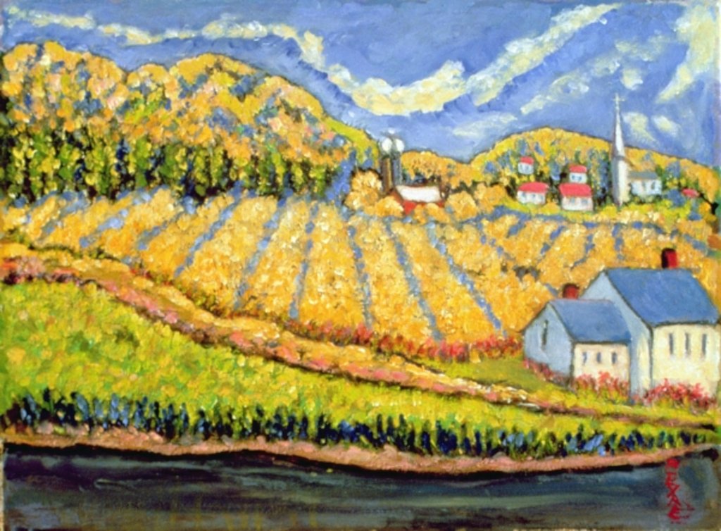 Detail of Harvest, St. Germain, Quebec by Patricia Eyre