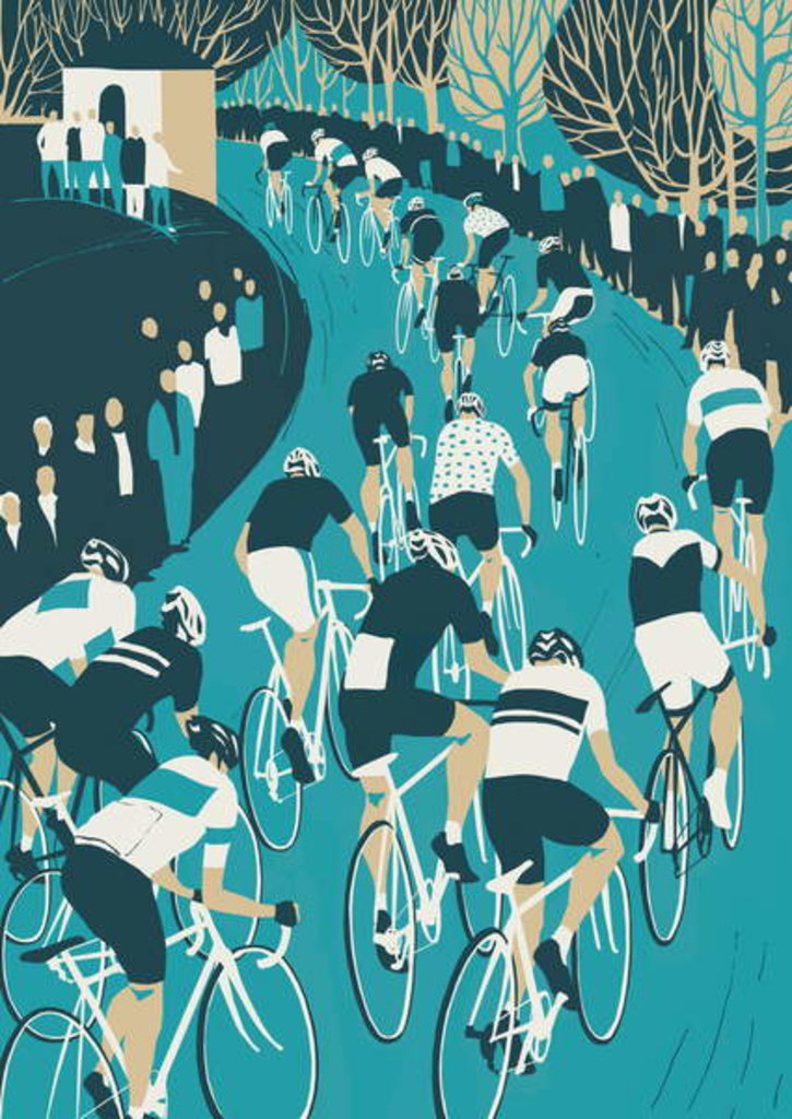 Detail of Fleche Wallonne, 2015 by Eliza Southwood