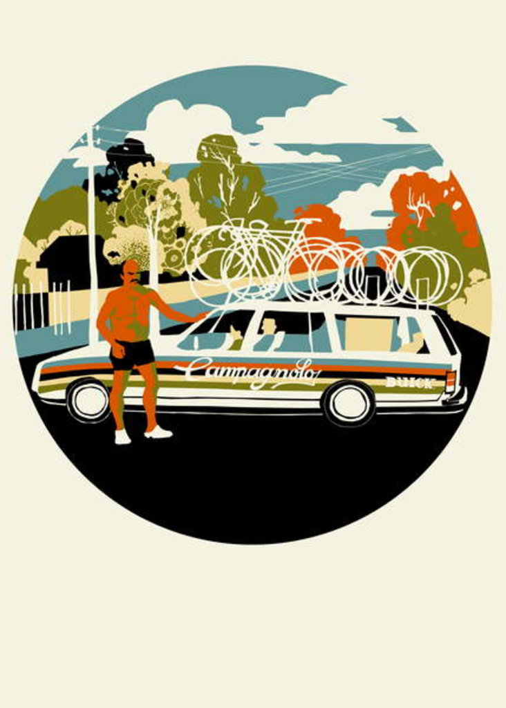 Detail of Campagnolo Team Car, 2013 by Eliza Southwood