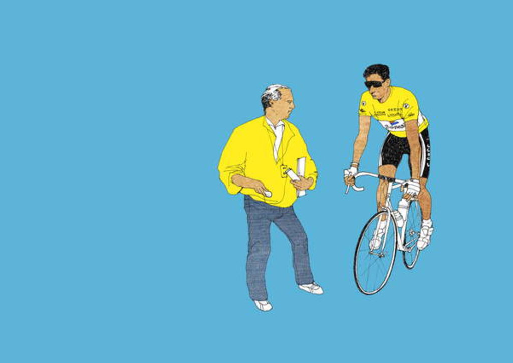 Detail of Indurain, 2014 by Eliza Southwood