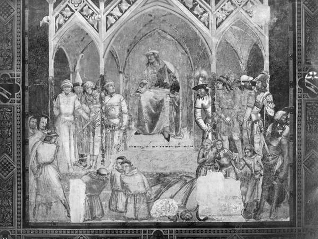 Detail of The Decapitation of Franciscan Monks Before the Sultan, c.1331 by Ambrogio Lorenzetti