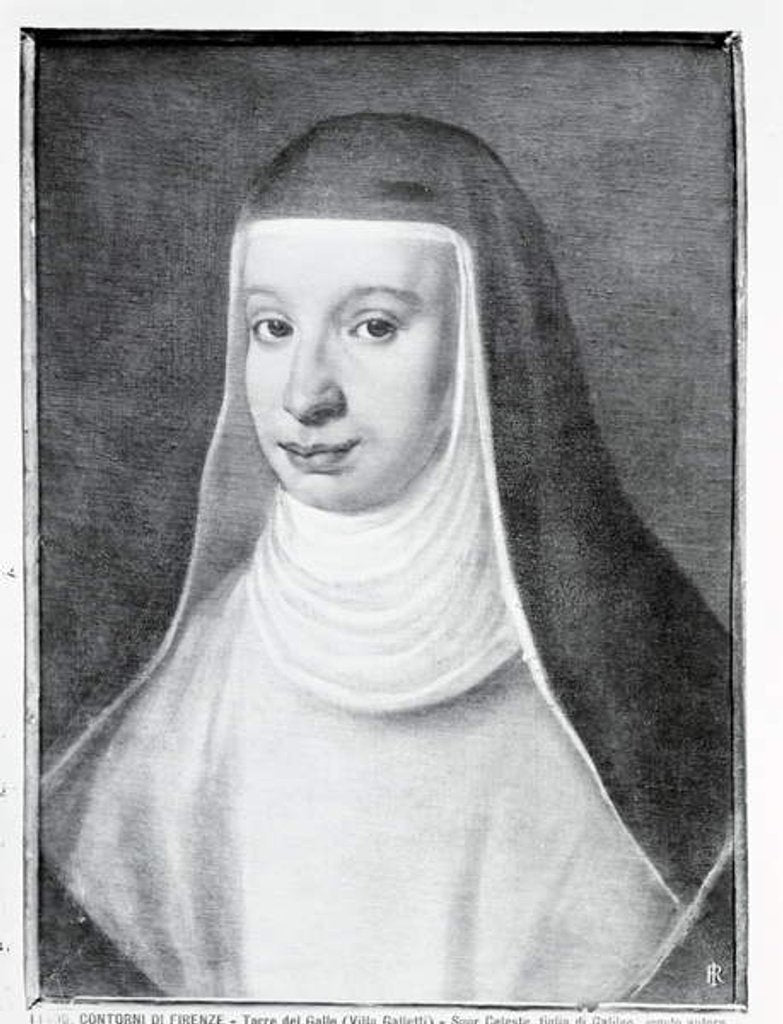 Detail of Sister Celeste, daughter of Galileo by Italian School