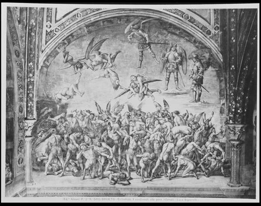 Detail of The Damned by Luca Signorelli