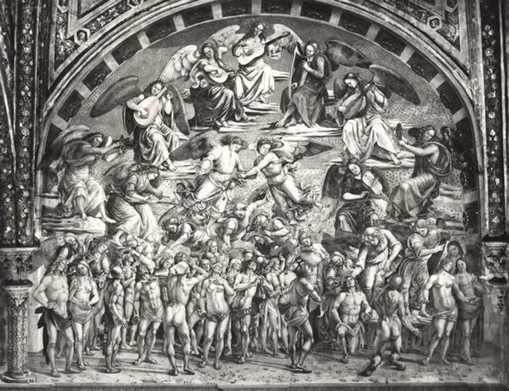 Detail of The Calling of the Chosen to Heaven by Luca Signorelli