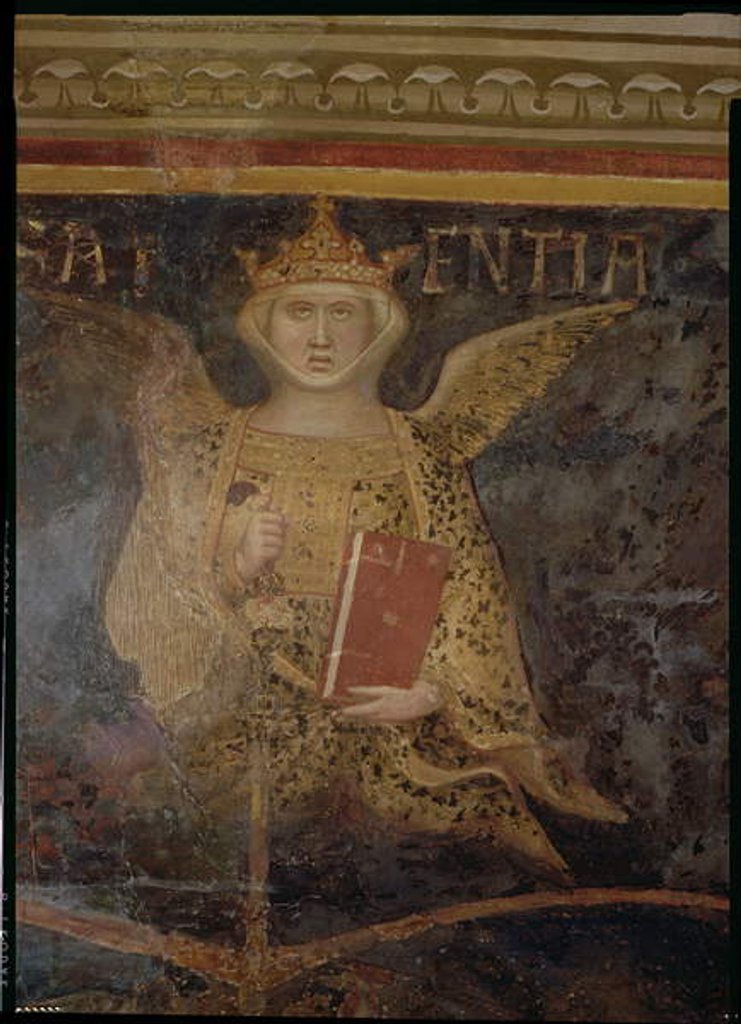 Detail of Allegory of Good Government, detail of Wisdom, 1338-40 by Ambrogio Lorenzetti