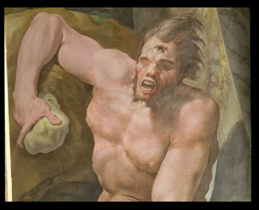 Detail of The Odyssey by Pellegrino Tibaldi