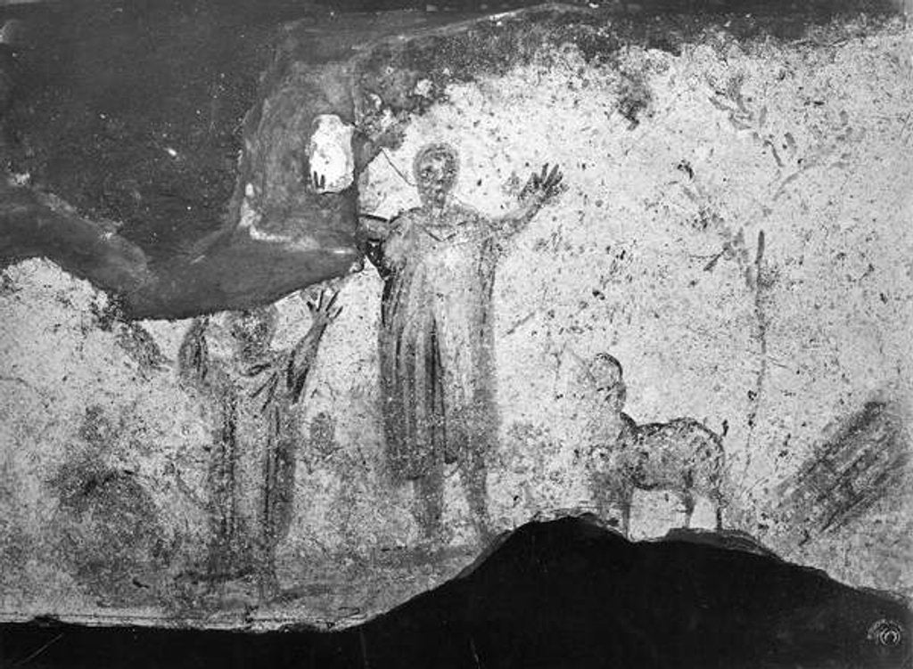Detail of The Sacrifice of Abraham by Paleo-Christian