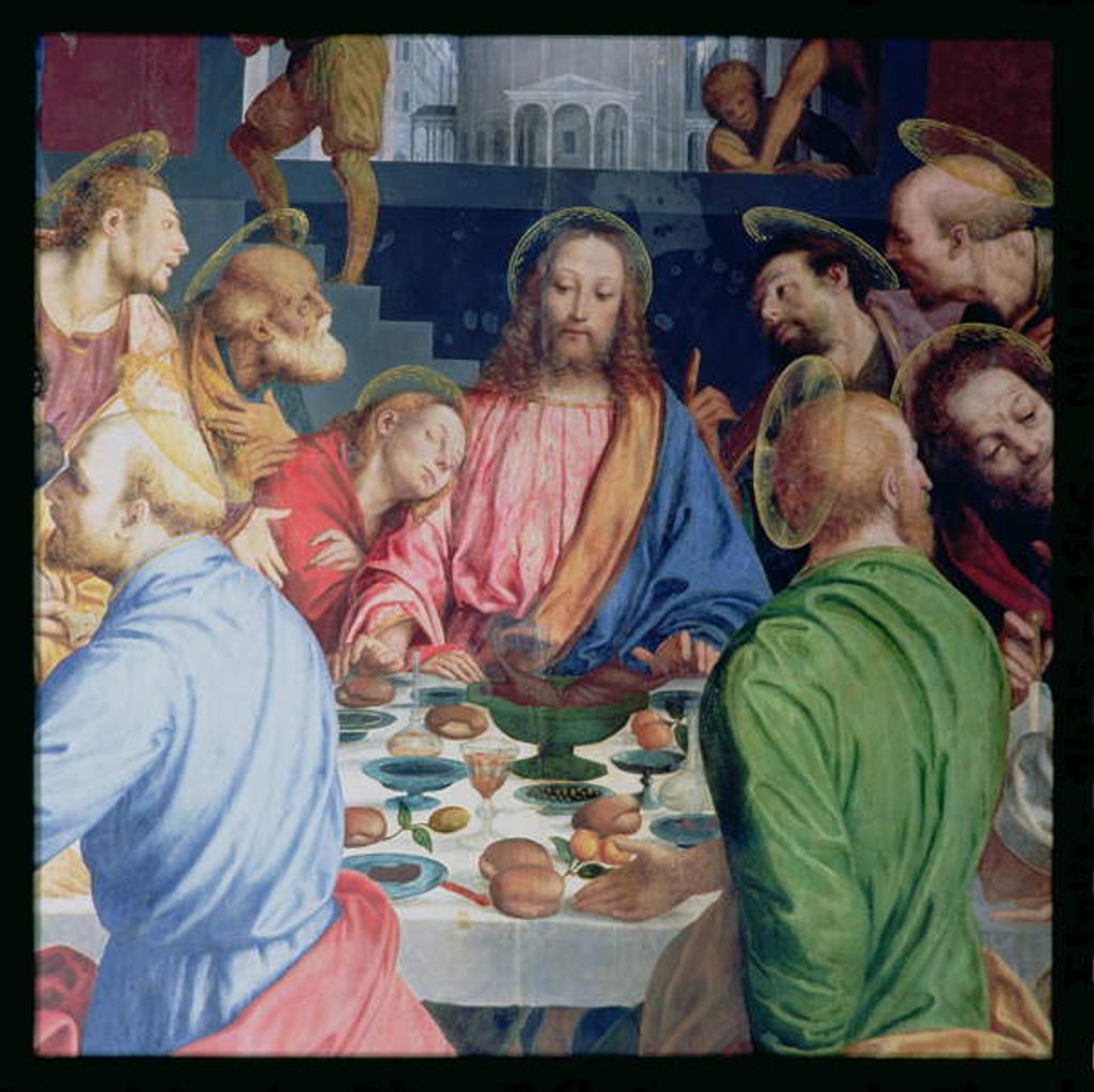 Detail of The Last Supper by Gaudenzio Ferrari