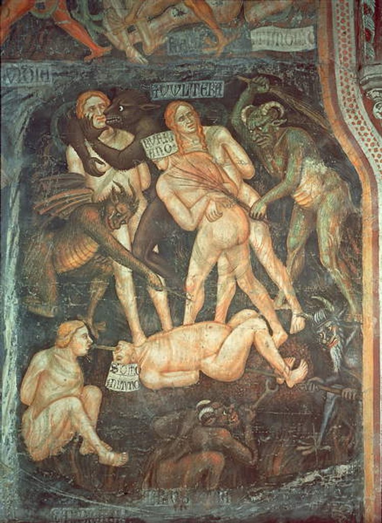Detail of The Last Judgement by Taddeo di Bartolo