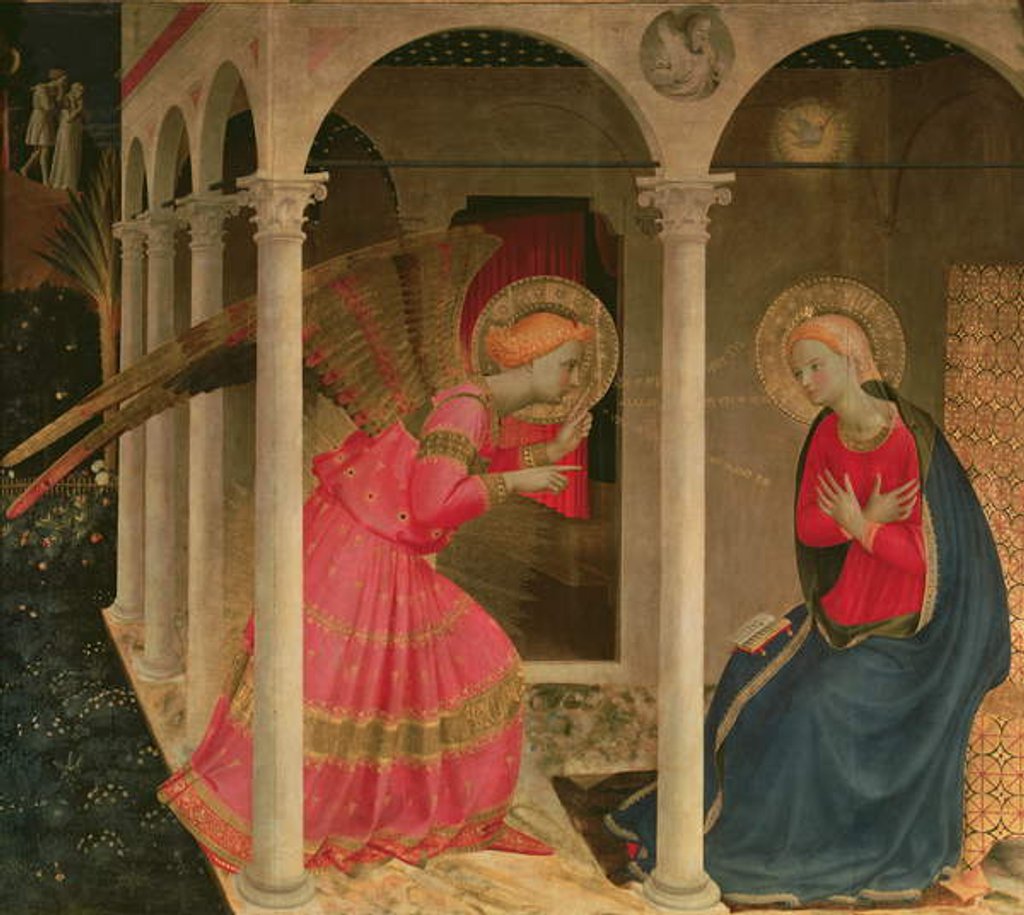 Detail of The Annunciation by Fra Angelico