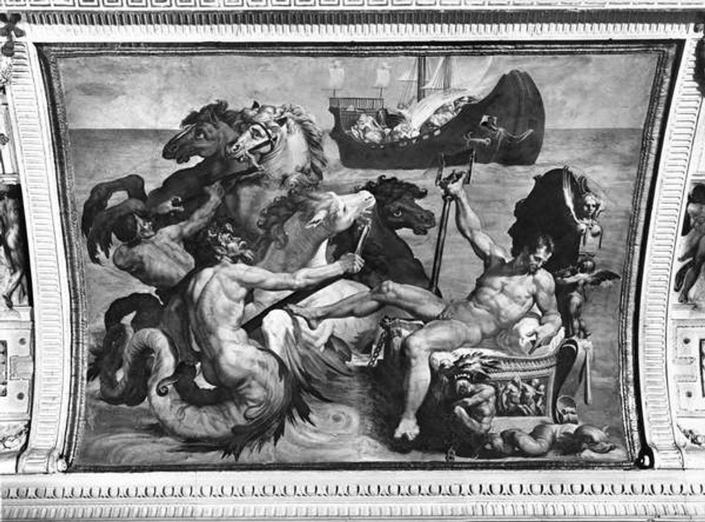 Detail of Neptune and Ulysses' ship, 1554 by Pellegrino Tibaldi