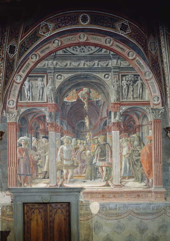 Detail of The Stairway to Heaven, 1441 by Lorenzo di Pietro Vecchietta