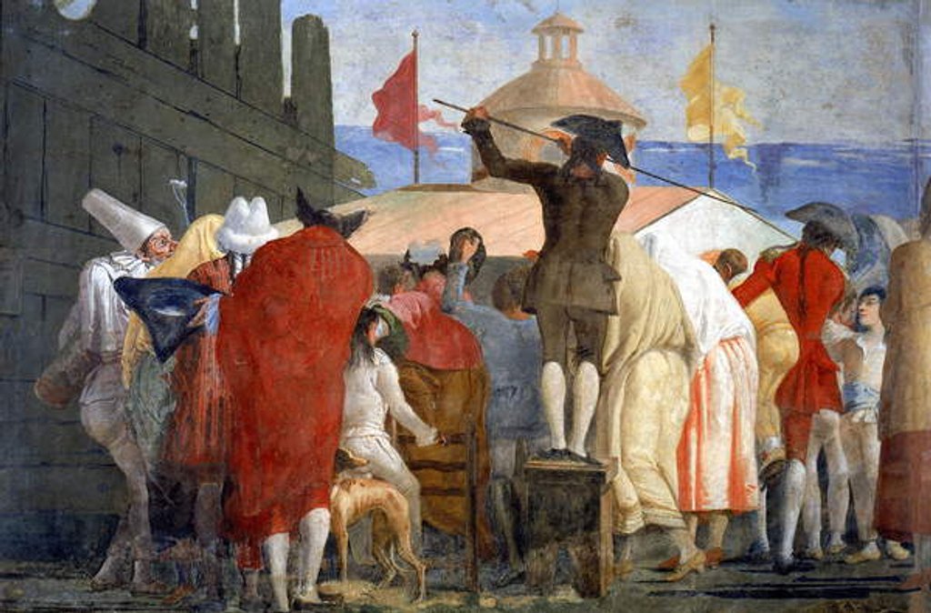 Detail of The New World, 1791-97 by Giandomenico Tiepolo