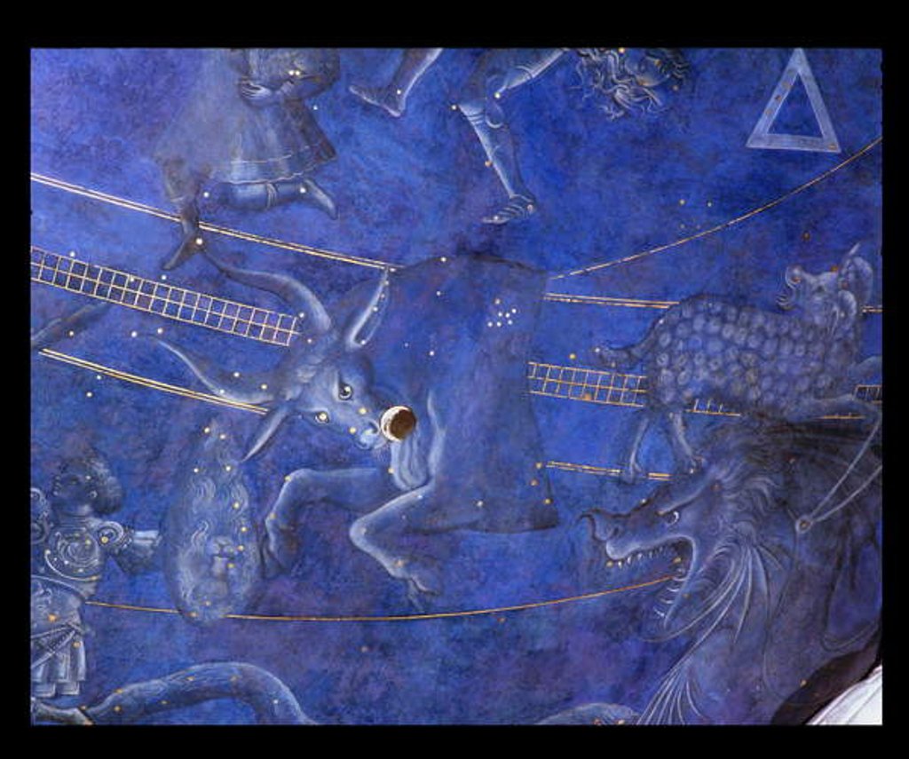 Detail of The Path of the Sun through the stars on the night of the 4th July 1442 by Giuliano d'Arrighi Pesello