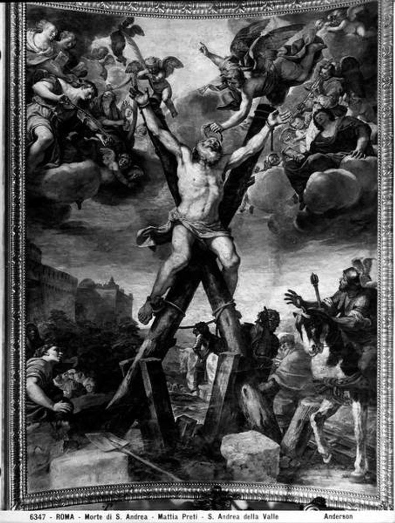 Detail of Martyrdom of St. Andrew, 1650-51 by Mattia (1613-99) Preti