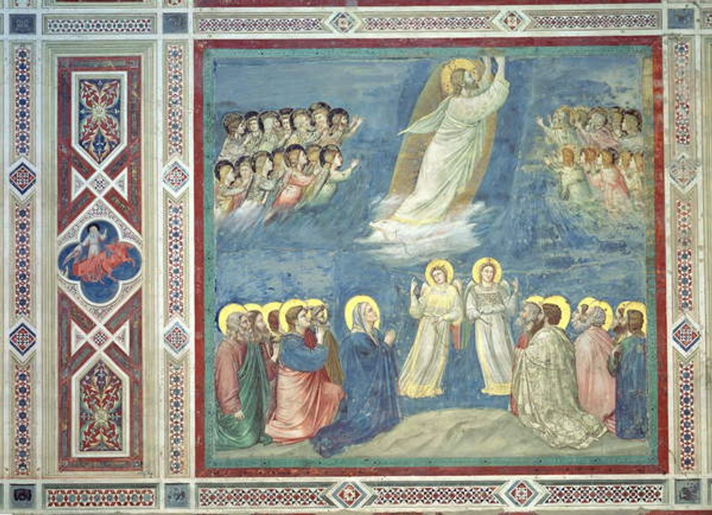 Detail of The Ascension, c.1305 by Giotto (c.1266-1337)