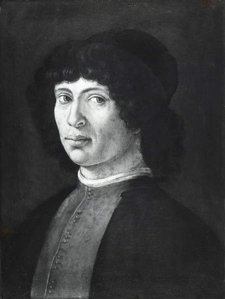 Detail of Self Portrait by Antonio Pollaiuolo