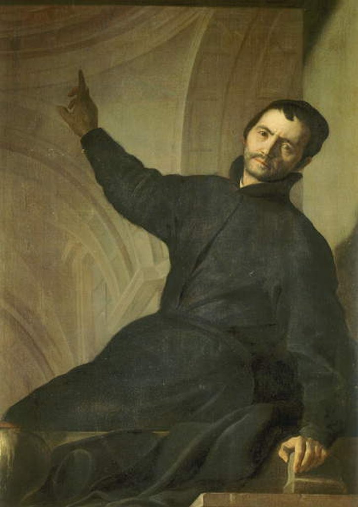 Detail of Andrea Pozzo by Italian School