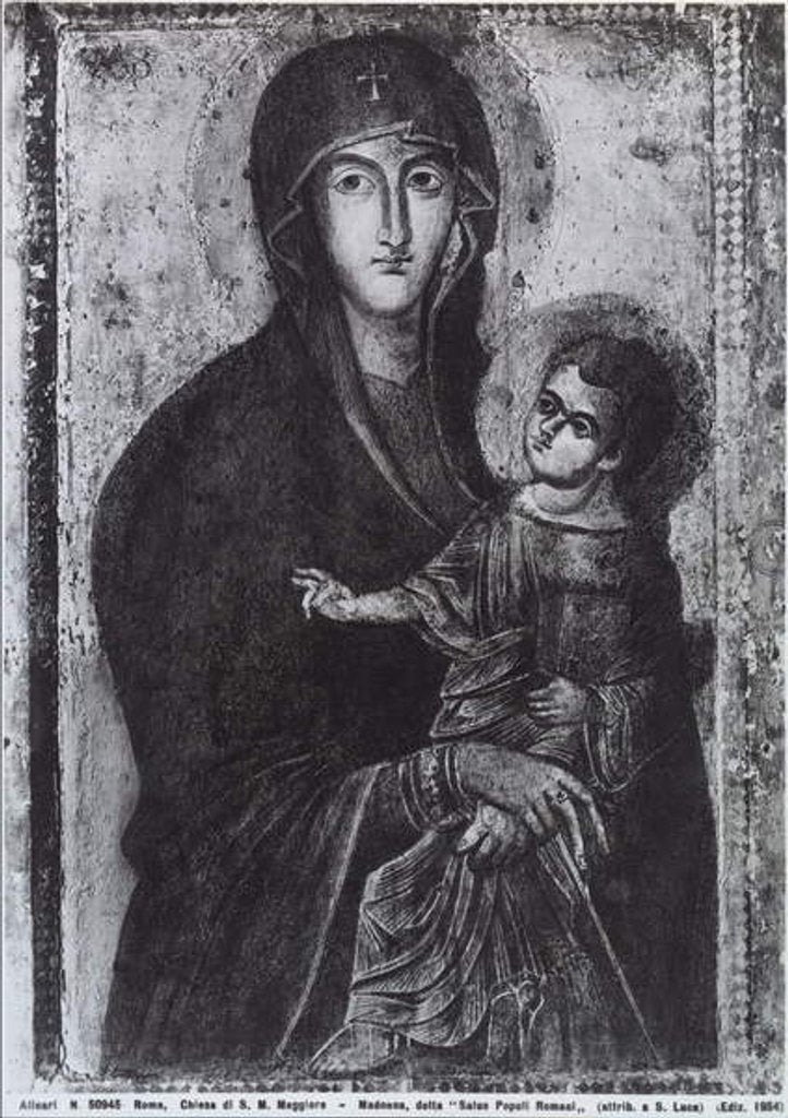 Detail of Salus Populi Romani by Byzantine Byzantine