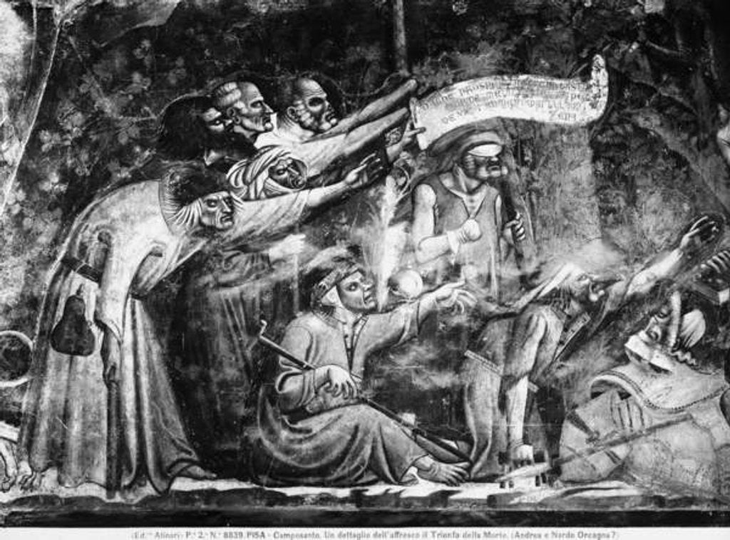 Detail of Detail of The Triumph of Death, c.1350 by (attributed to) Master of the Triumph of Death