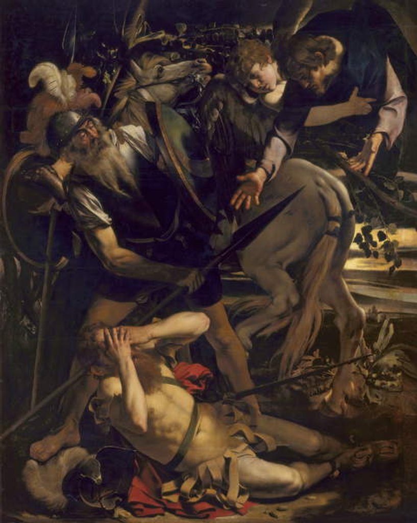 Detail of The Conversion of St. Paul by Michelangelo Merisi da Caravaggio