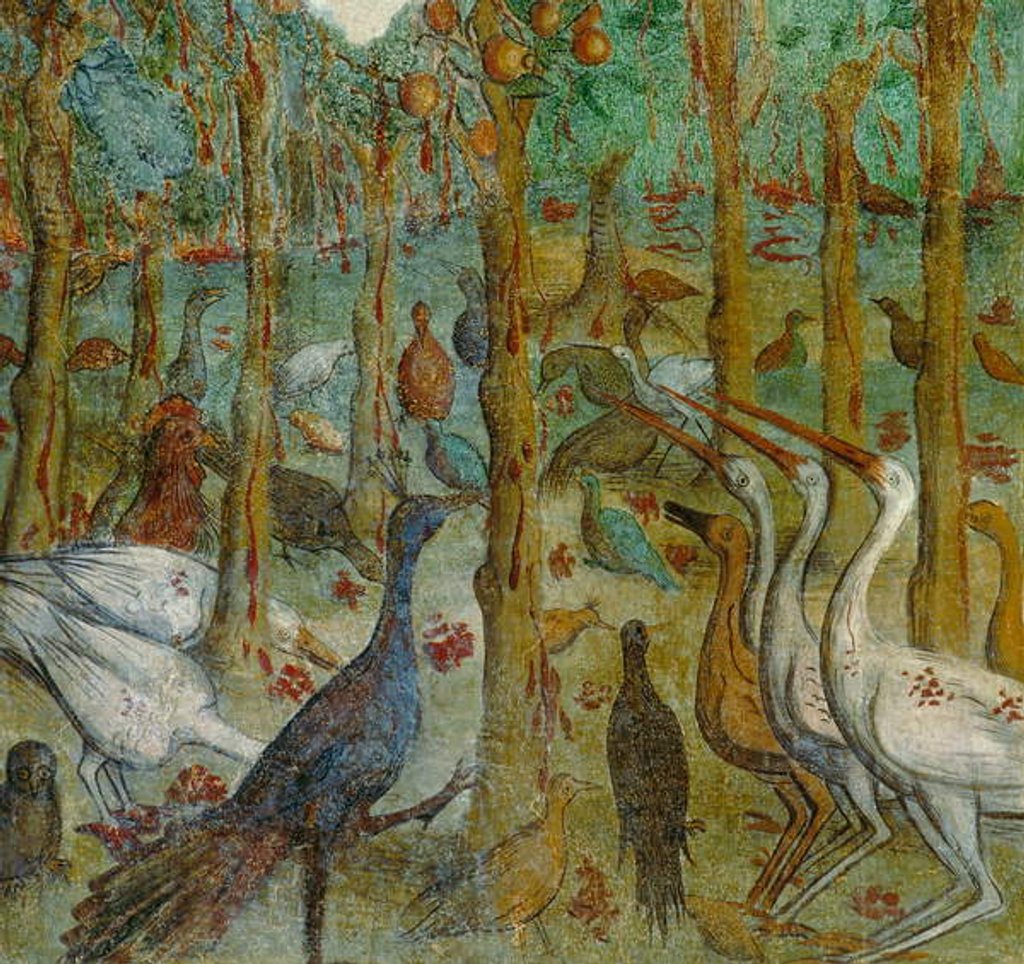 Detail of Gli alberi suderanno sangue by Italian School