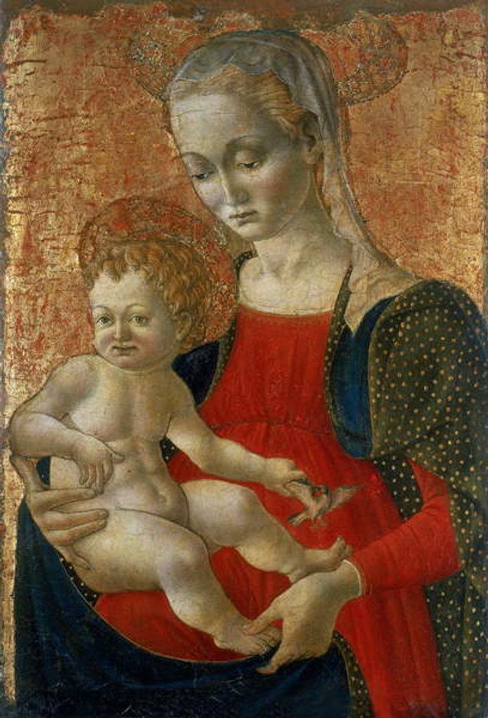 Detail of Madonna with Child, c.1440-1460 by Master of Pratovecchio