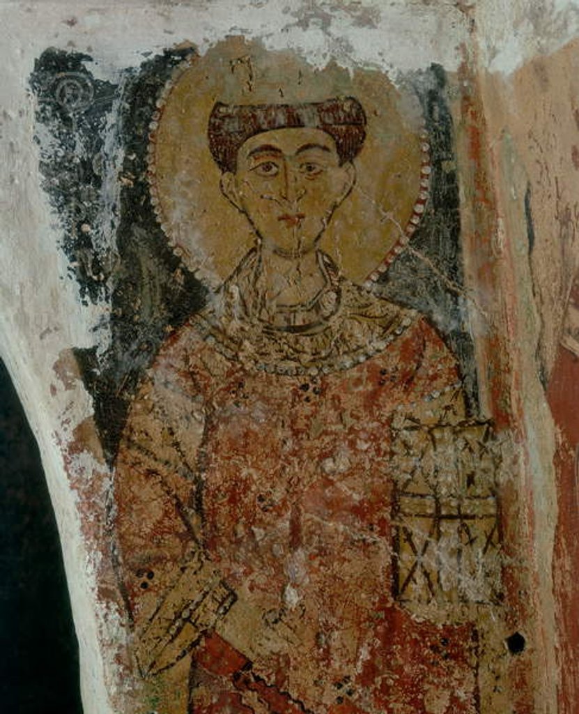 Detail of Deacon saint by Byzantine School
