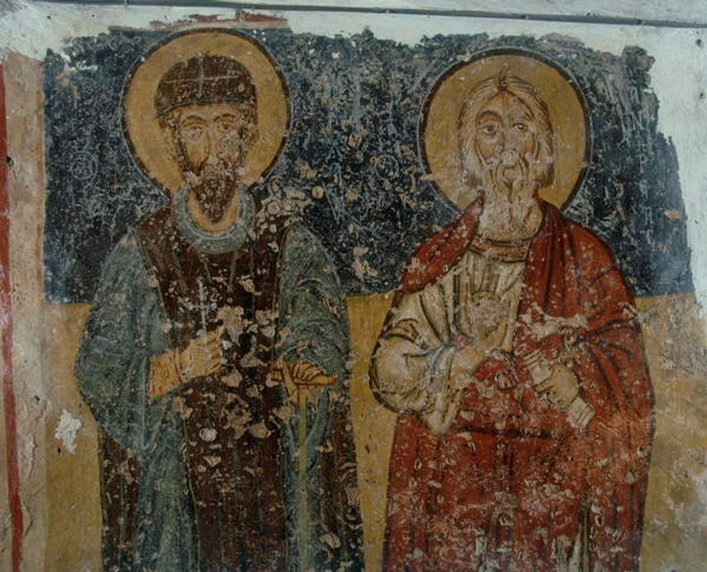 Detail of Saints by Byzantine School