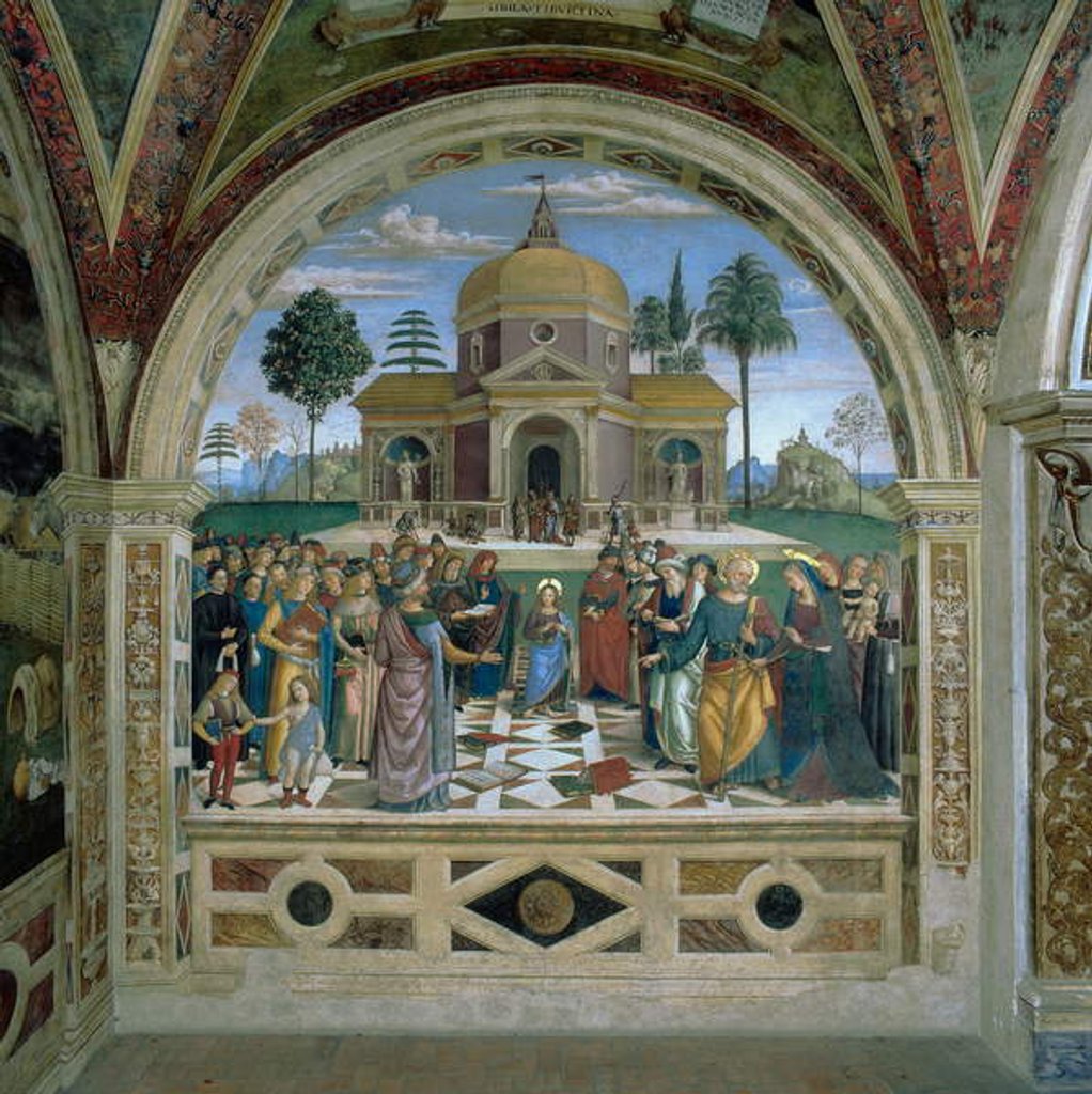 Detail of Discussion in the Temple by Bernardino di Betto Pinturicchio