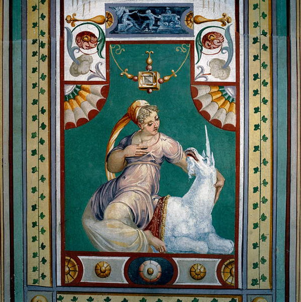 Detail of Allegory of Chastity by Giallo Fiorentino