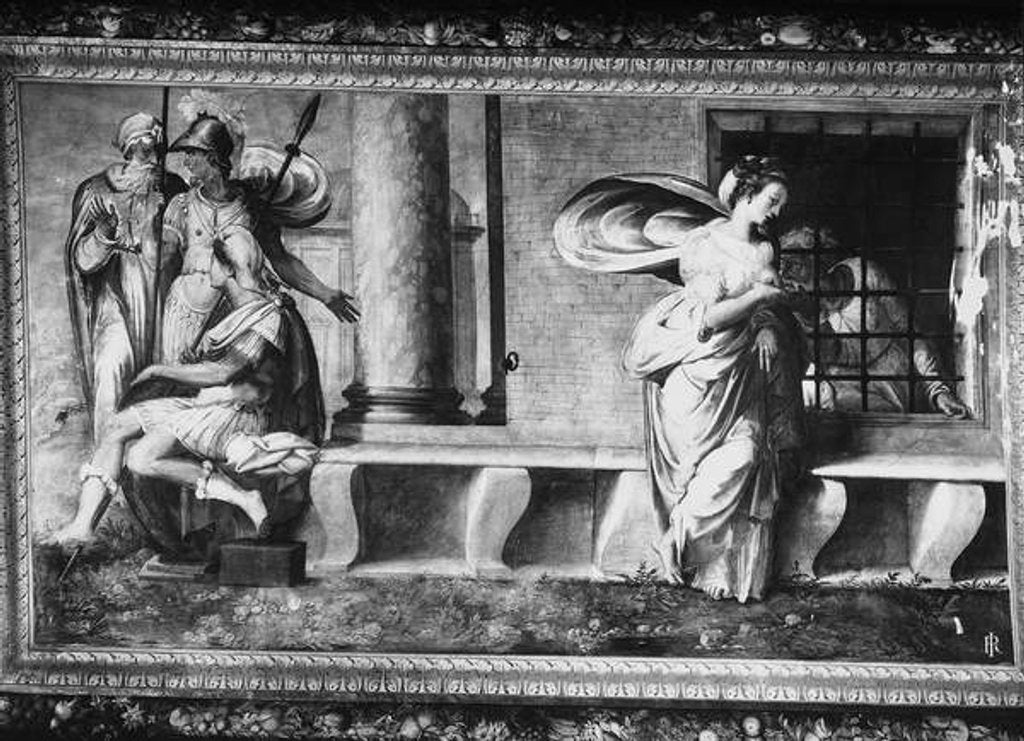 Detail of Roman Charity by Perino del Vaga