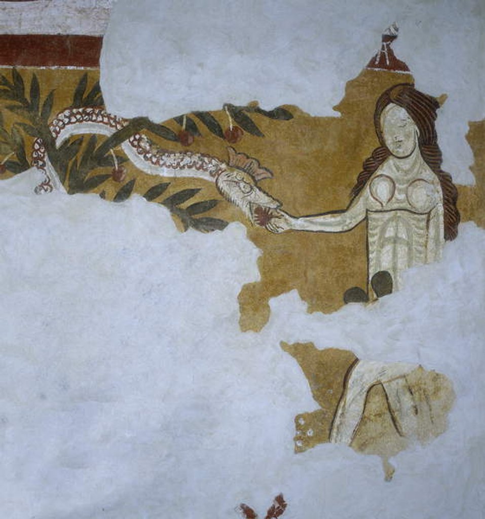 Detail of Eve and the Snake by Italian School