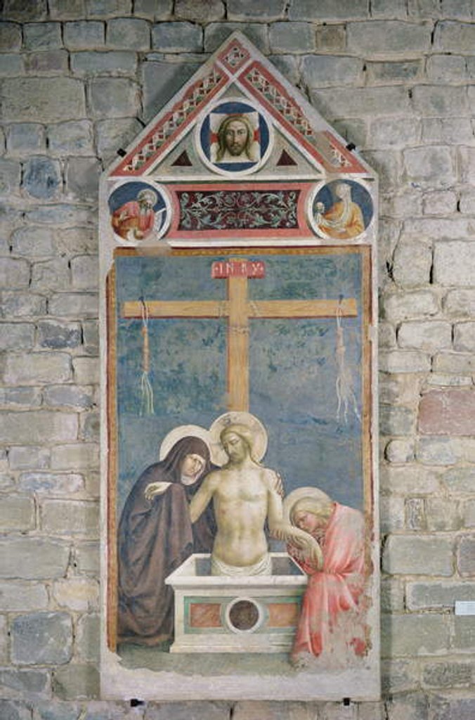 Detail of Pieta by Tommaso Masolino da Panicale