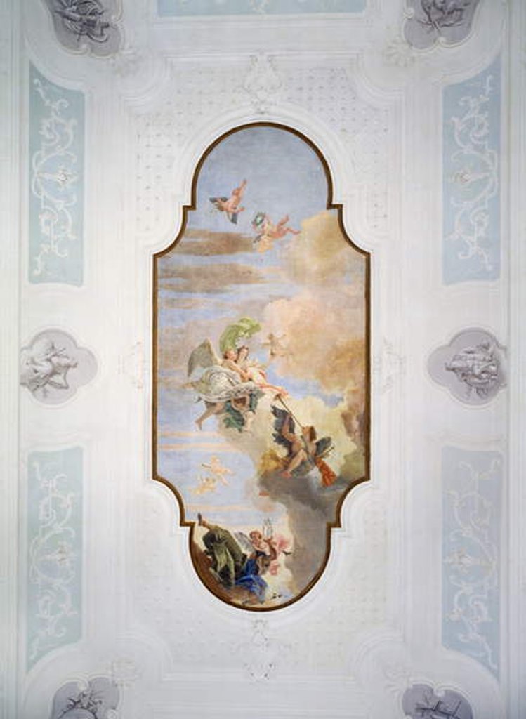 Detail of The Triumph of Fortitude and Prudence by Giovanni Battista Tiepolo